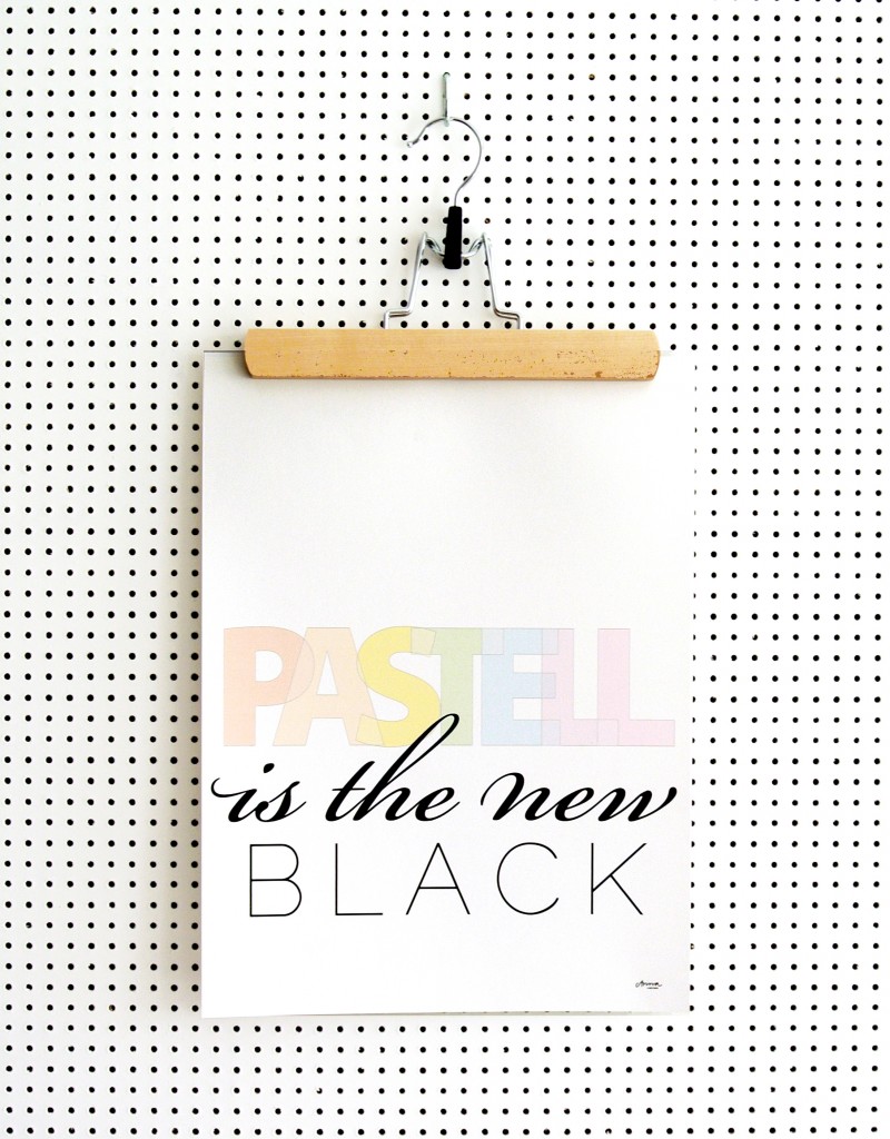 Pastell is the new black