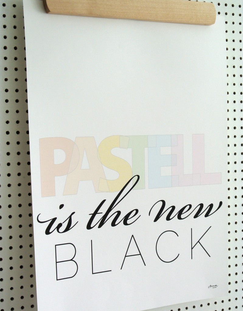 Pastell is the new black