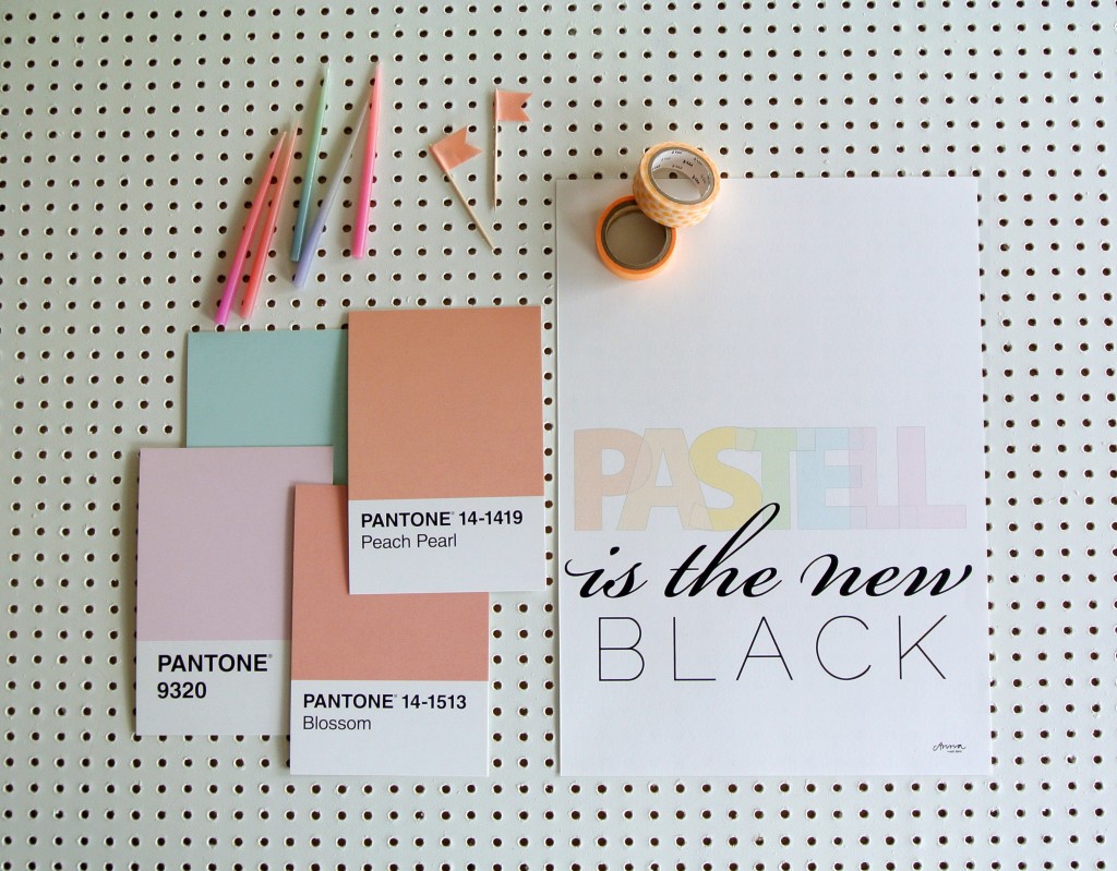 Pastell is the new black